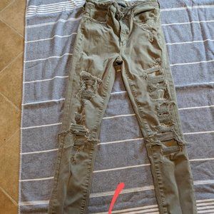AE distressed skinny